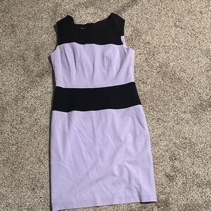 Nine West Black and Lavender Mini Dress
